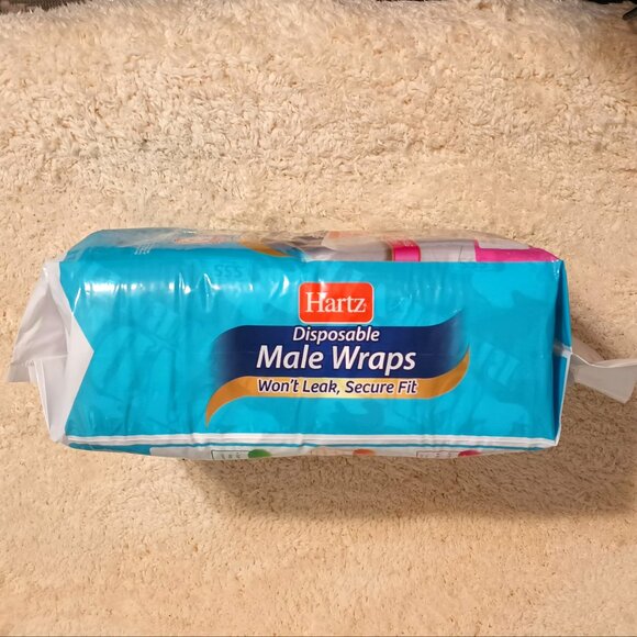 NWT ~ Hartz Stretchy Waistband 52 Disposable Male Dog Wraps, (Size:  SSS) - Picture 6 of 10